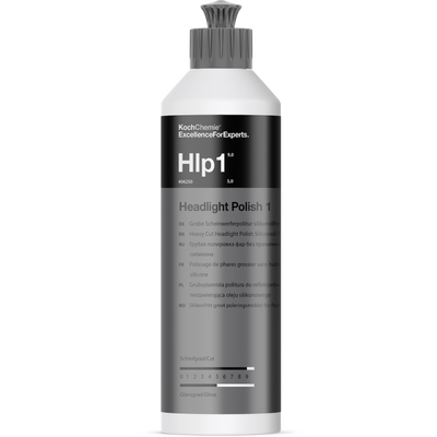 Hlp1 HEADLIGHT POLISH 2 esitulede poleerimispasta 250ml